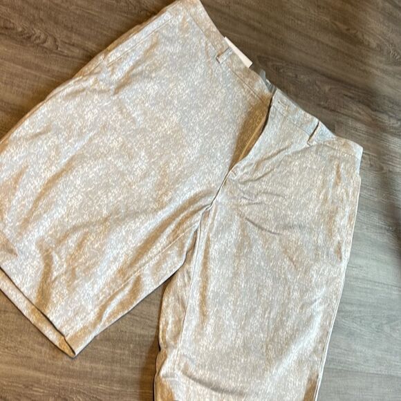 Calvin Klein Cotton Print Shorts-white-32 - Picture 2 of 4